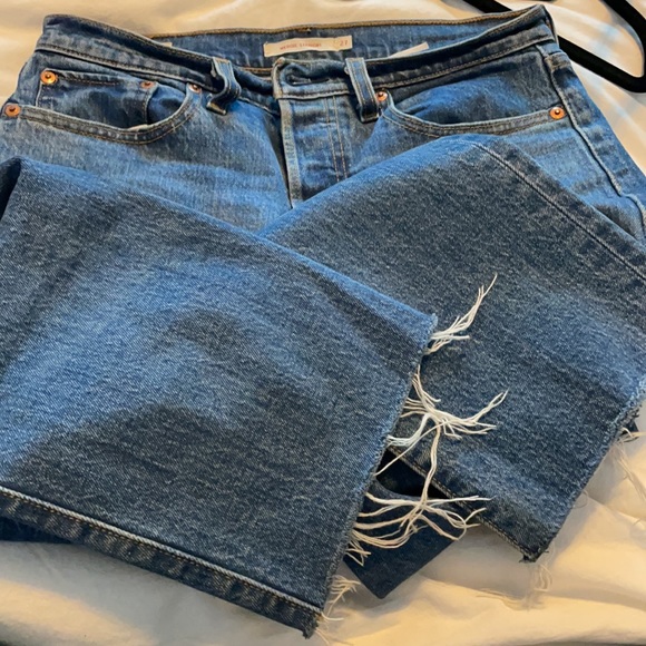Levi Wedgie Jeans sz27 - Picture 4 of 5